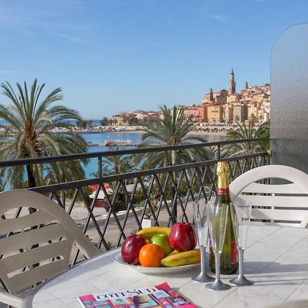 Studio Climatise Avec Terrasse Face Mer A Menton - Fr-1-196-208 외부 사진